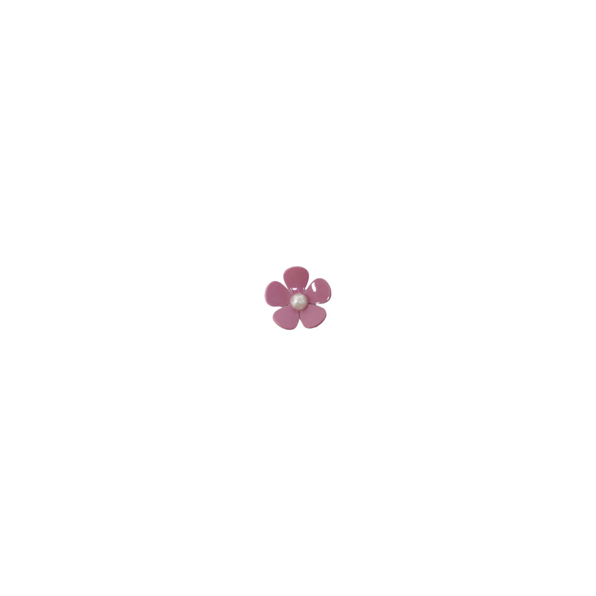 🌸 3D Acrylic Floral Cabochons for DIY Crafts & Decor! Pink, Navy, Light Gray, Dark Red, 35mm 🎨
