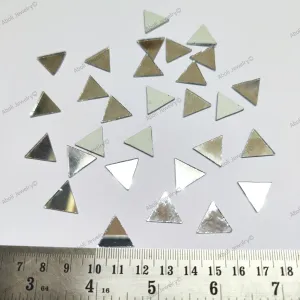 15 mm triangular mirror for lippan work 15 mm triangle mirrors mud mirror work shisha mirror shapes decorative mirror tiles