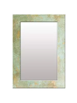 999STORE Printed Hanging Mirror for Bathroom Mirror for Living Room Decoration Grey Marble washroom Bathroom Mirror (MDF_14X20 Inches) MirrorSMP299