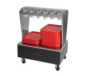 Advance Tabco BSWS-B Flatware & Tray Cart