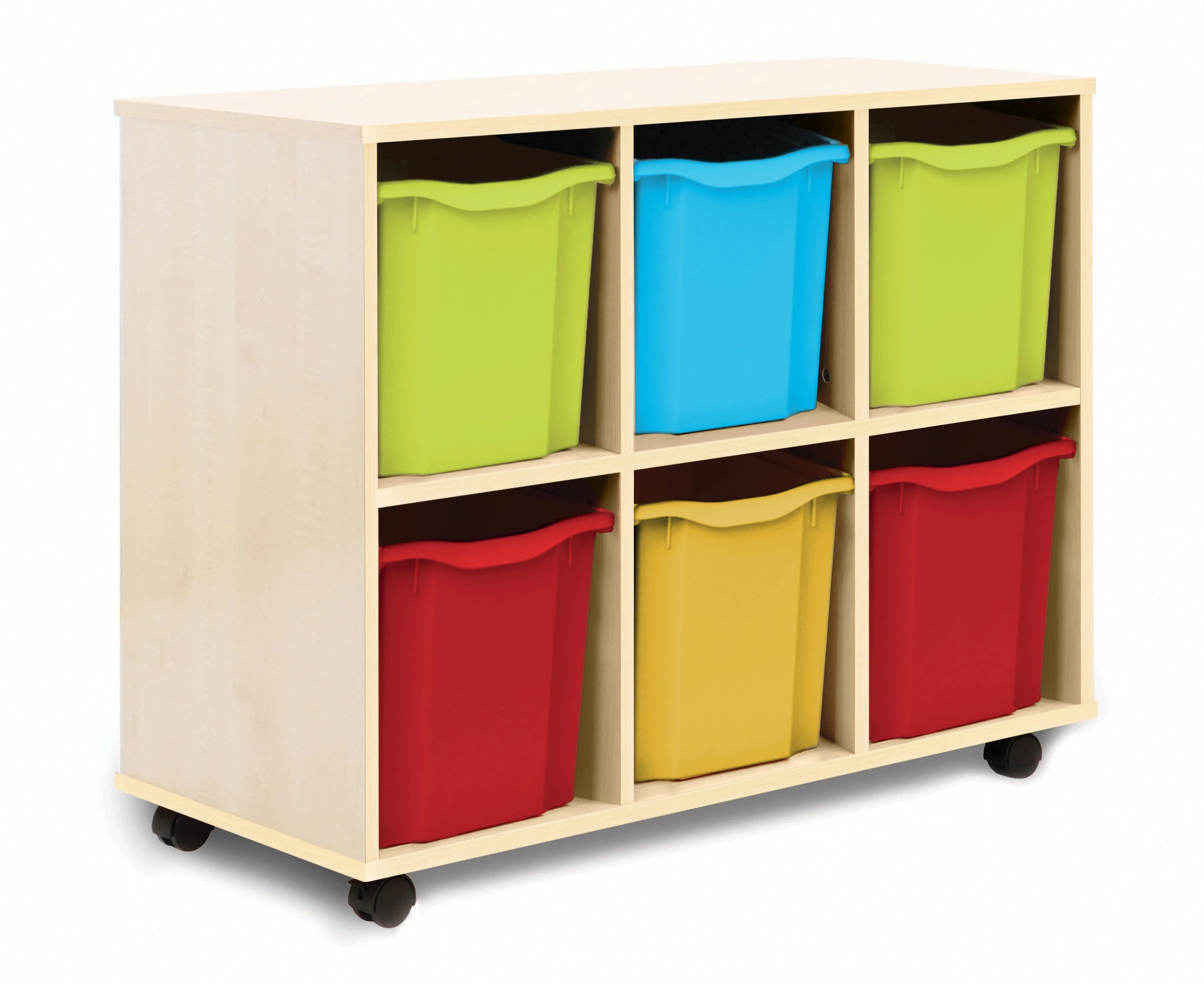 Allsorts Mobile Tray Storage With 6 Jumbo Trays