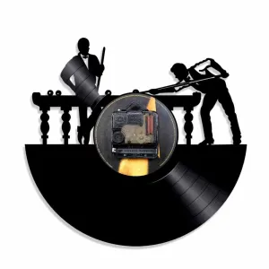 Billiards Player Wall Sign Personalised Led Vinyl Record Wall Clock Unique Pool