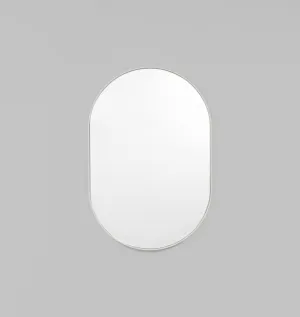 Bjorn Oval Dove Rim Mirror - PRE ORDER