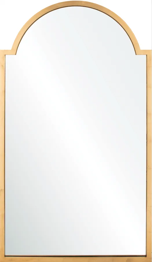 Burnished Gold Leaf Iron Mirror by Mirror Home