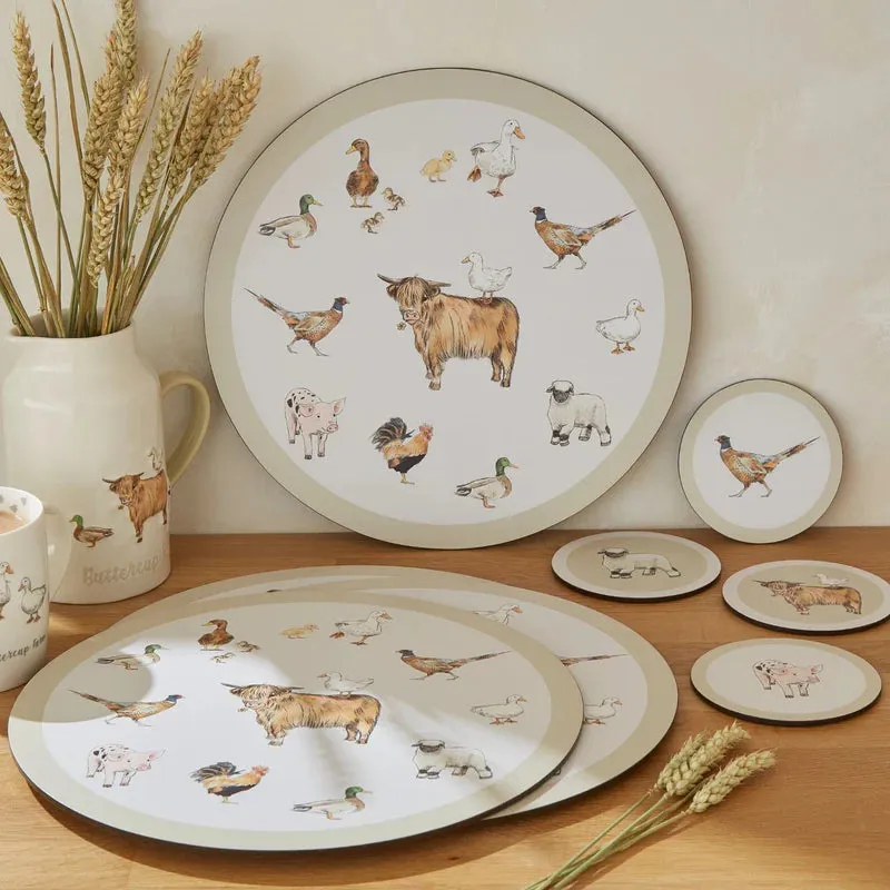 Buttercup Farm Set of 4 Placemats