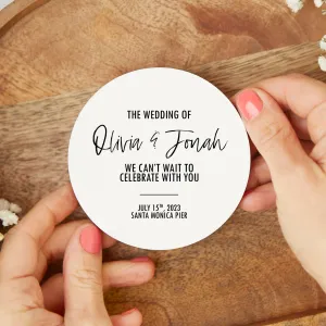 Celebrate Wedding Coasters