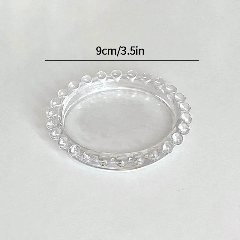 Ceramic Shell Storage Trays White Creative Tray for Decoration jewelry Plate Ceramic Plate Table Decoration Tray 접시