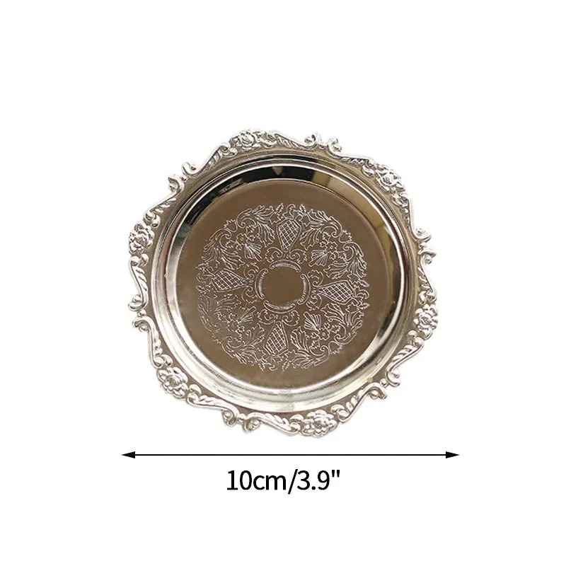 Ceramic Shell Storage Trays White Creative Tray for Decoration jewelry Plate Ceramic Plate Table Decoration Tray 접시