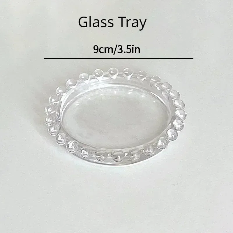Ceramic Shell Storage Trays White Creative Tray for Decoration jewelry Plate Ceramic Plate Table Decoration Tray 접시