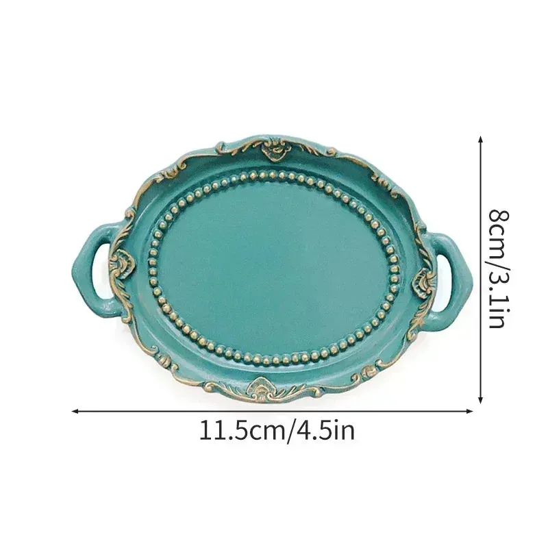 Ceramic Shell Storage Trays White Creative Tray for Decoration jewelry Plate Ceramic Plate Table Decoration Tray 접시