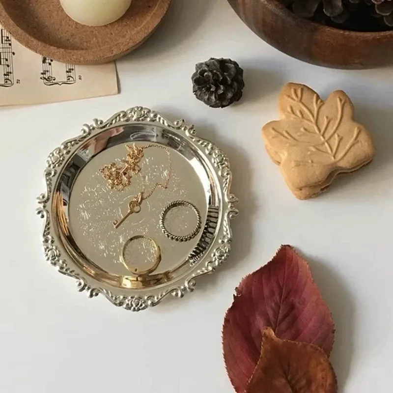 Ceramic Shell Storage Trays White Creative Tray for Decoration jewelry Plate Ceramic Plate Table Decoration Tray 접시