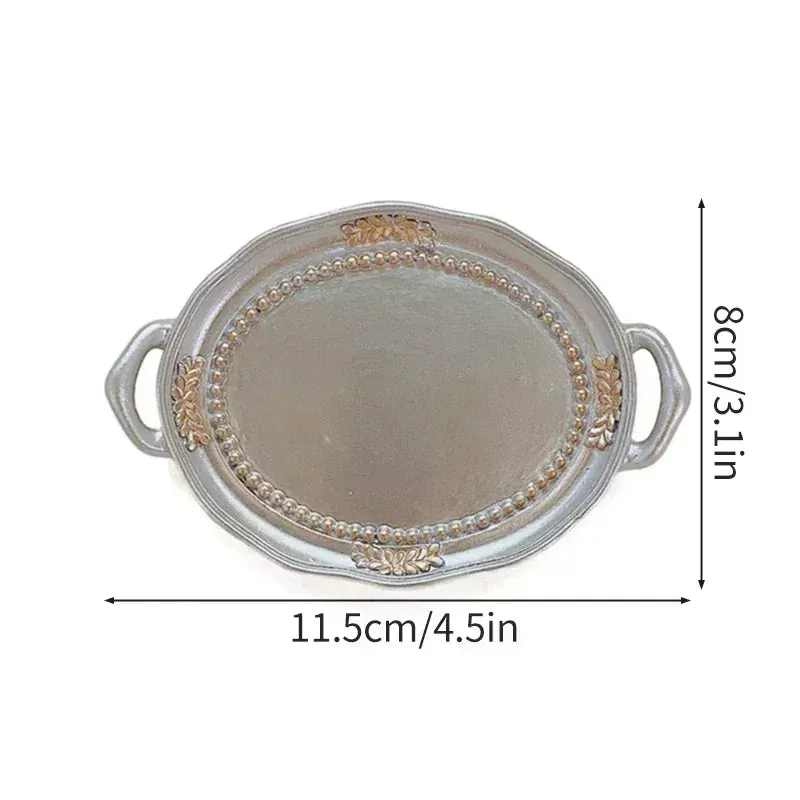 Ceramic Shell Storage Trays White Creative Tray for Decoration jewelry Plate Ceramic Plate Table Decoration Tray 접시