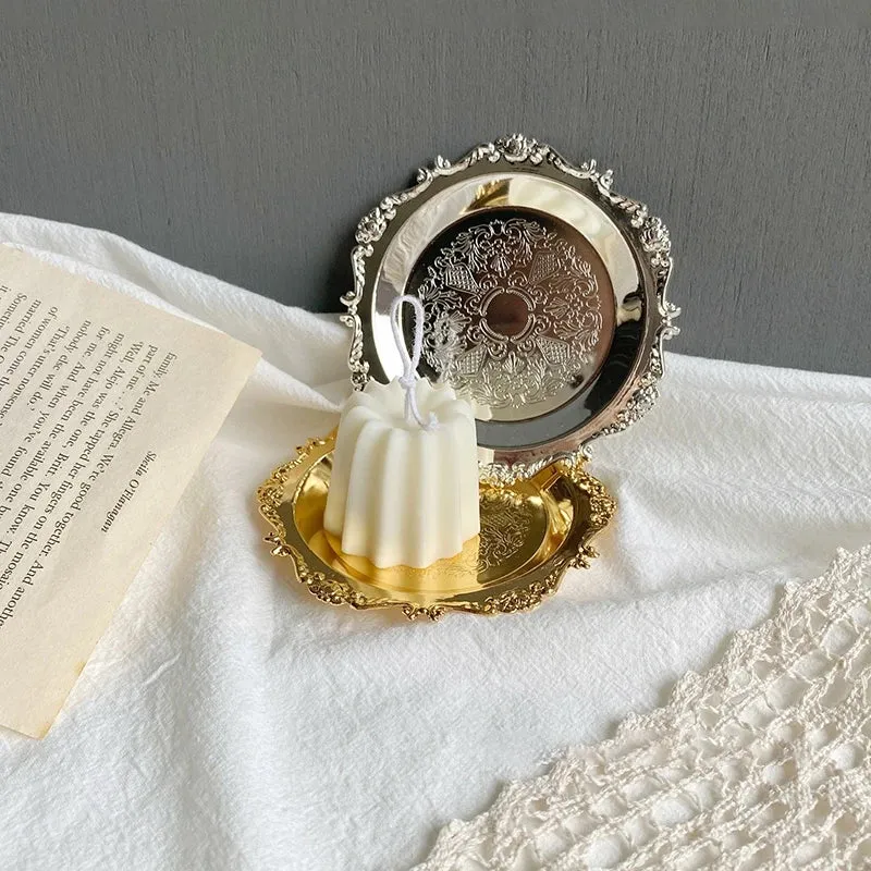 Ceramic Shell Storage Trays White Creative Tray for Decoration jewelry Plate Ceramic Plate Table Decoration Tray 접시