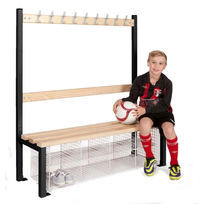 Cloakroom Island Seating Single Sided, Junior Height
