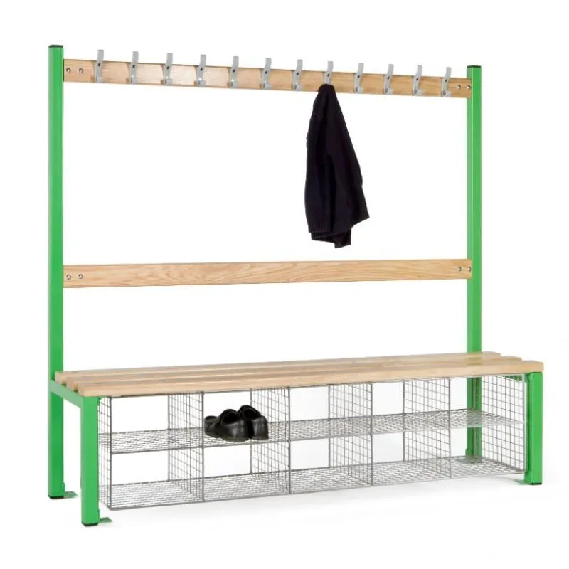 Cloakroom Island Seating Single Sided, Junior Height