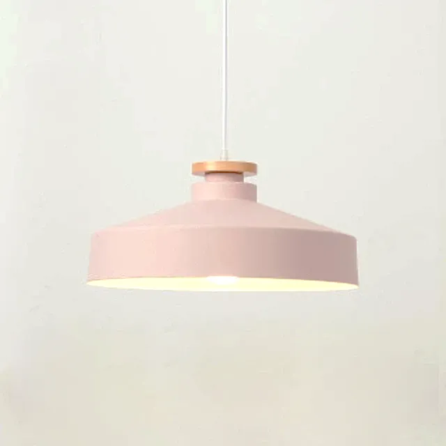 Colorful Metal & Wood Pendant Lights