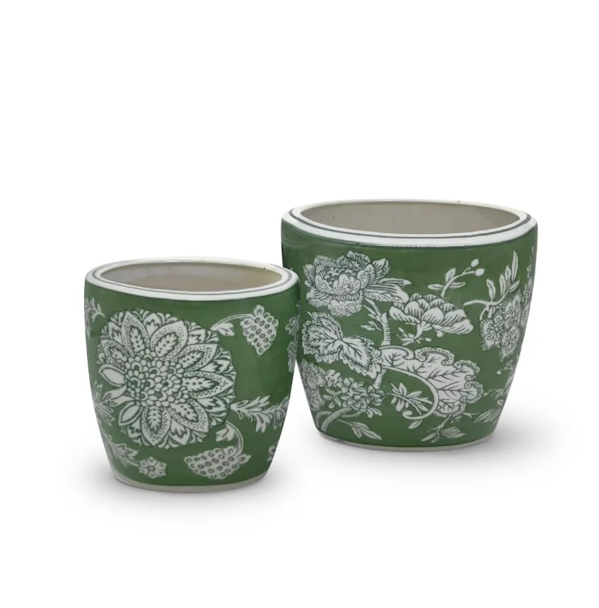 Countryside Hand-Painted Planter