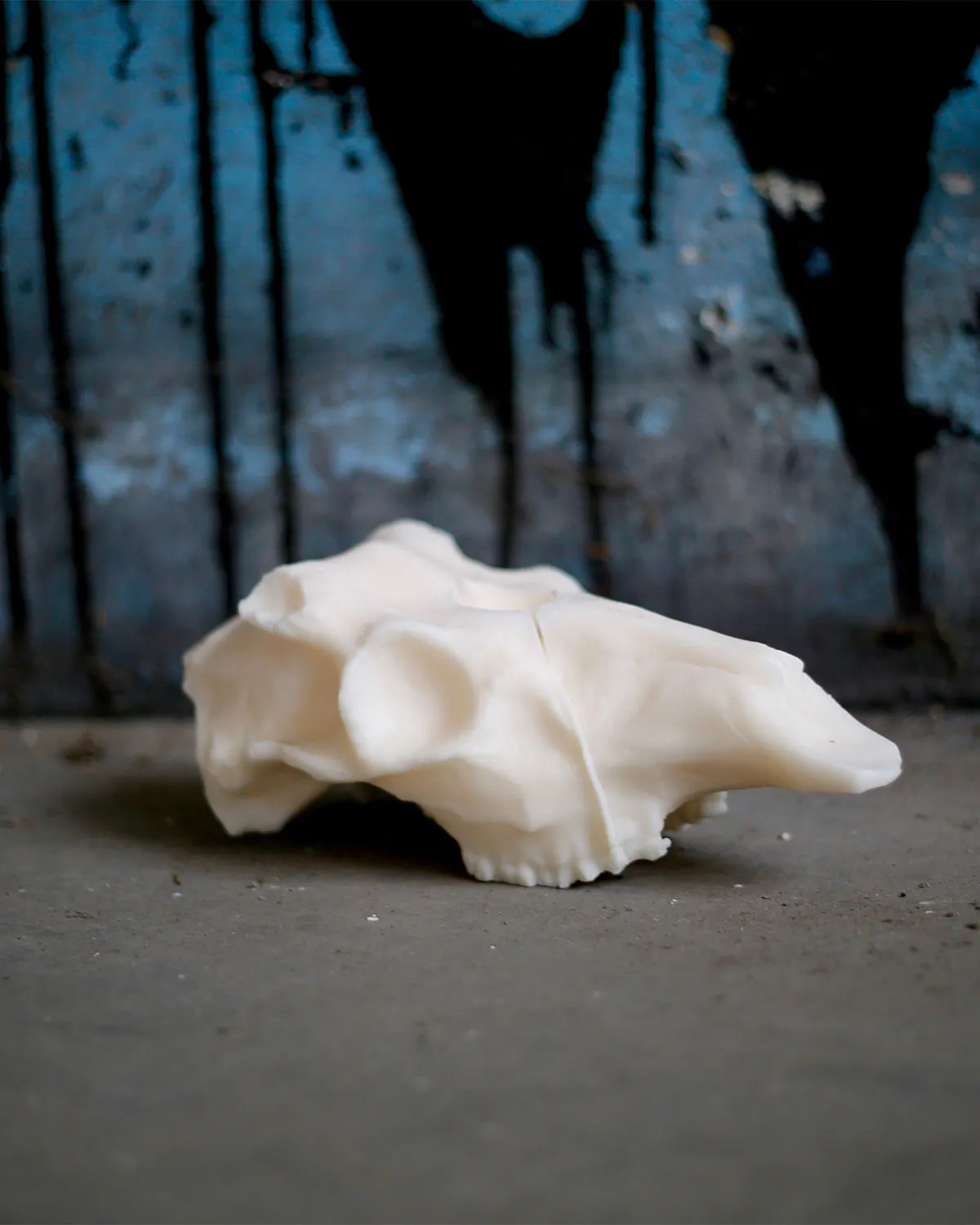 Deer Skull Candle
