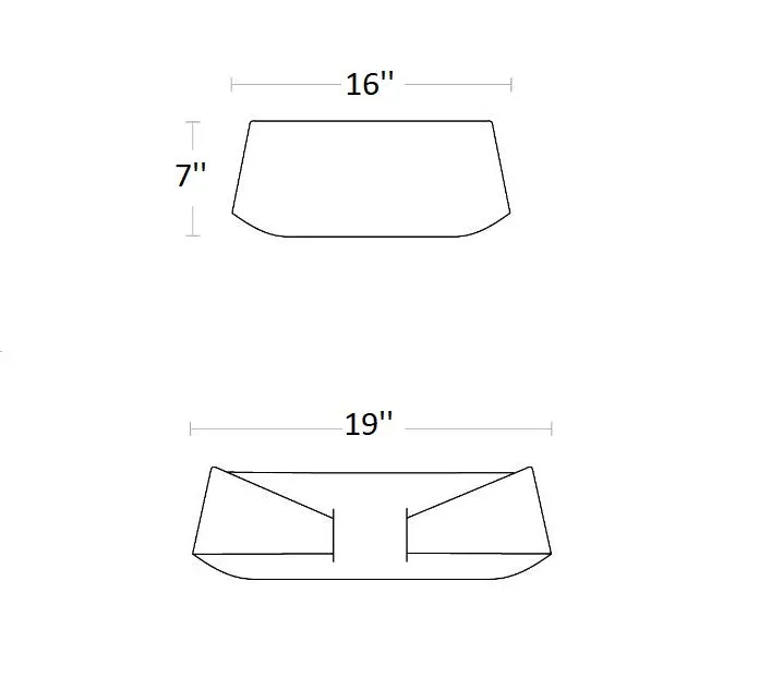 Double Tuck Felt Basket