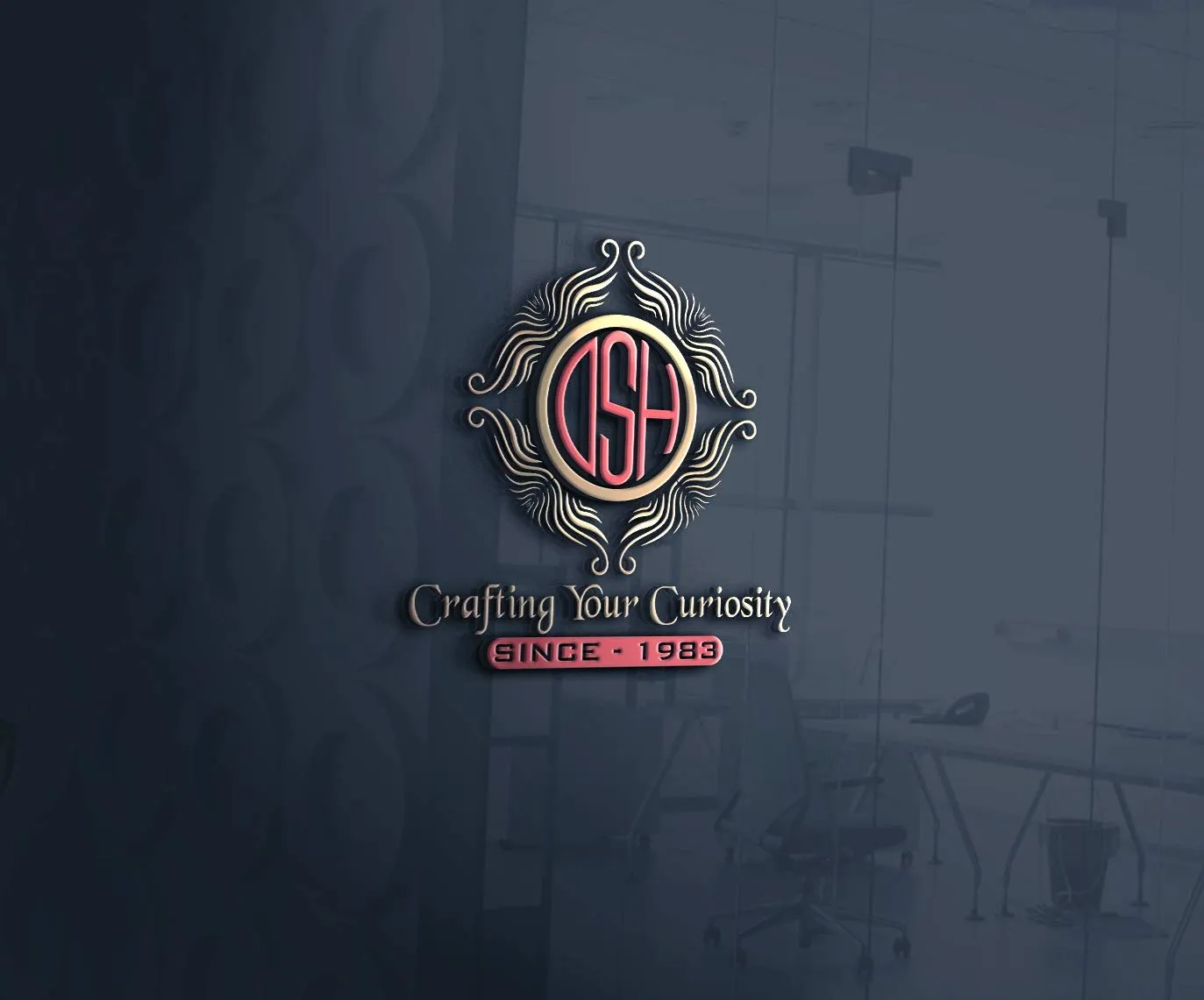 DSH CRAFTING YOUR CURIOSITY Metal Wall Art Wall Sculpture Wall Hanging Showpiece Perfect For Home (18-Circle-Blu)