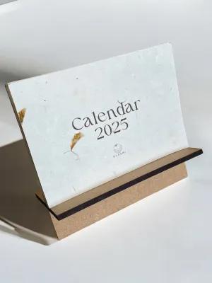 Eco-Printed Desk Calendar