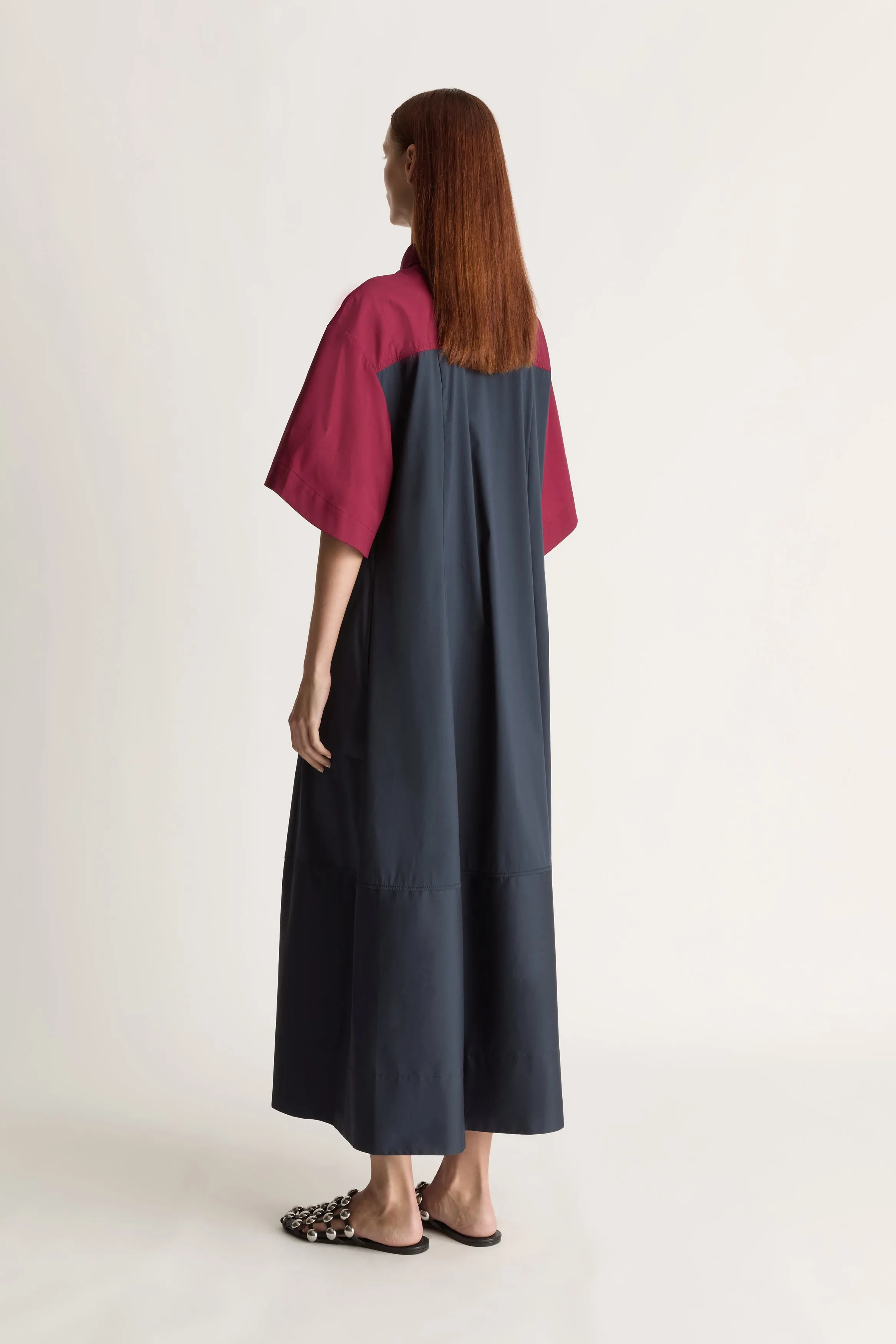 Ella Spliced Shirt Dress