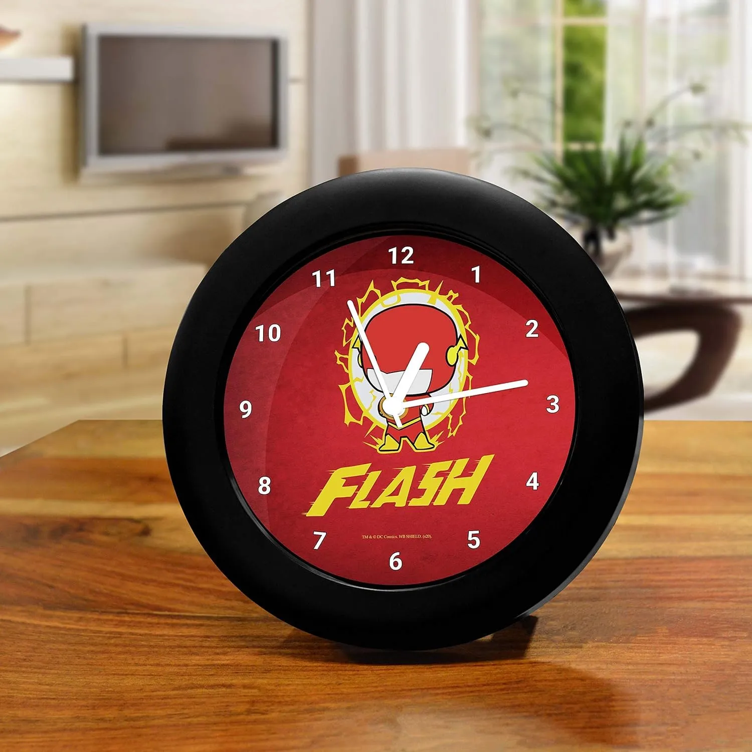 Epic Stuff - DC Comics -Little Flash Table Clock Birthday Gift Official Licensed by Warner Bros,USA (India)