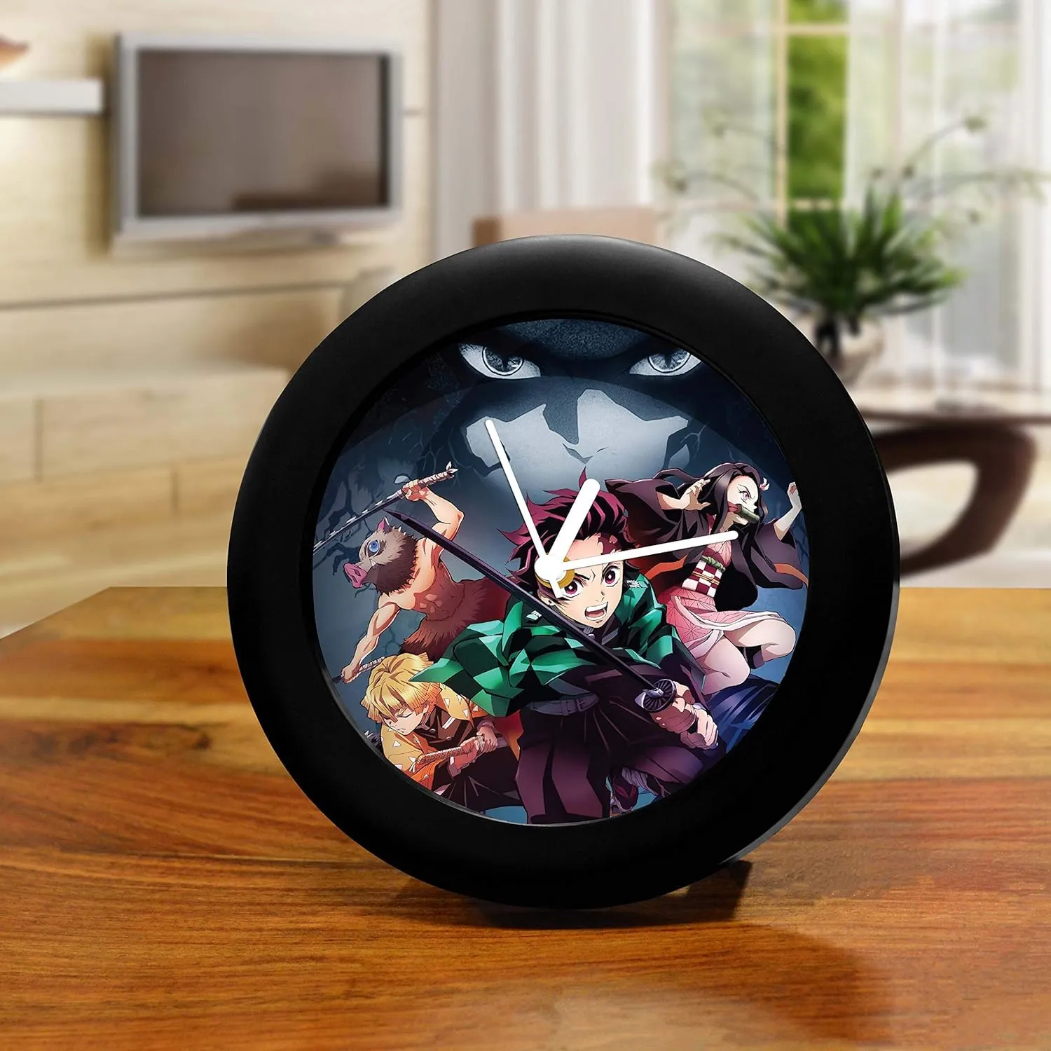 Epic Stuff - Demon Slayer Kimetsu no Yaiba Plastic Table/Desk Clock - Anime Merch India (Multicolour)