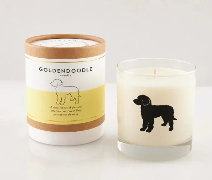 Goldendoodle Candle