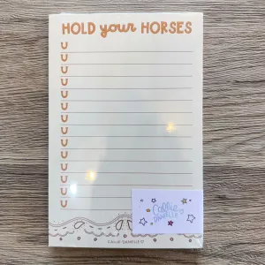 Hold Your Horses Southern Notepad