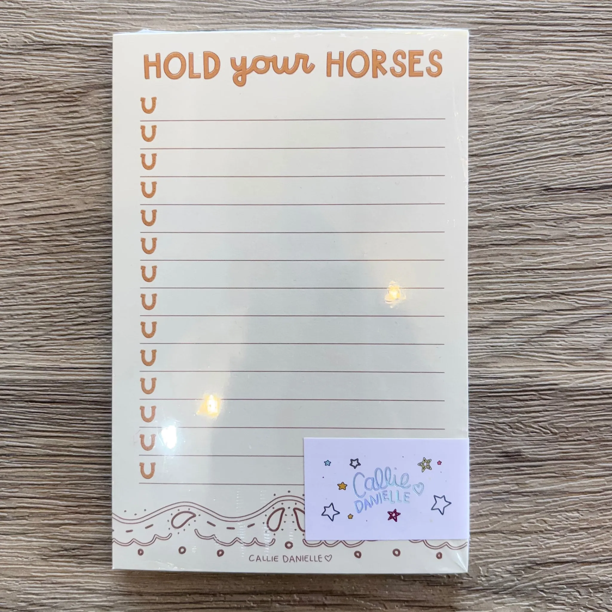 Hold Your Horses Southern Notepad