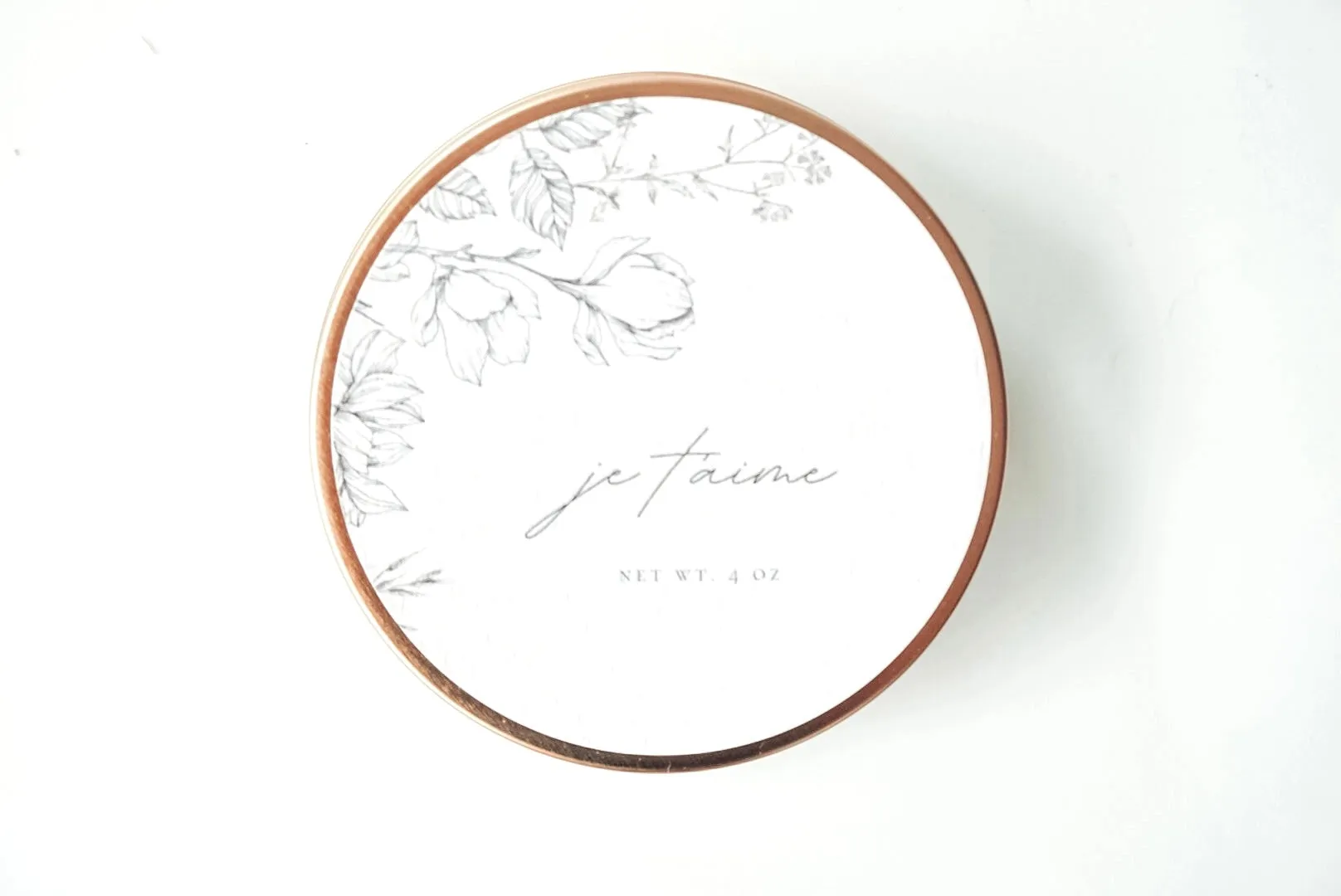 Je'taime Travel Tin Soy Candle