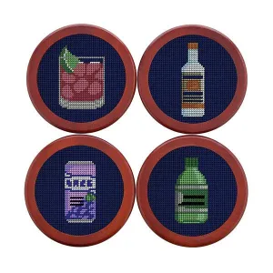 Make a Transfusion Needlepoint Coasters