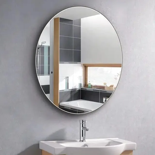 MERKEZI ART MB40 Decorative Wall Mirror for Bathroom, Living Room, Bedroom, Vanity Mirrors, Makeup (18 x 24 Inch)