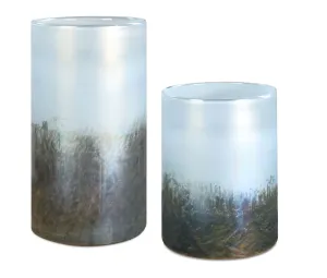 Midnight Mist Vases, Set of 2