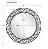Mosaic Round Wall Mirror