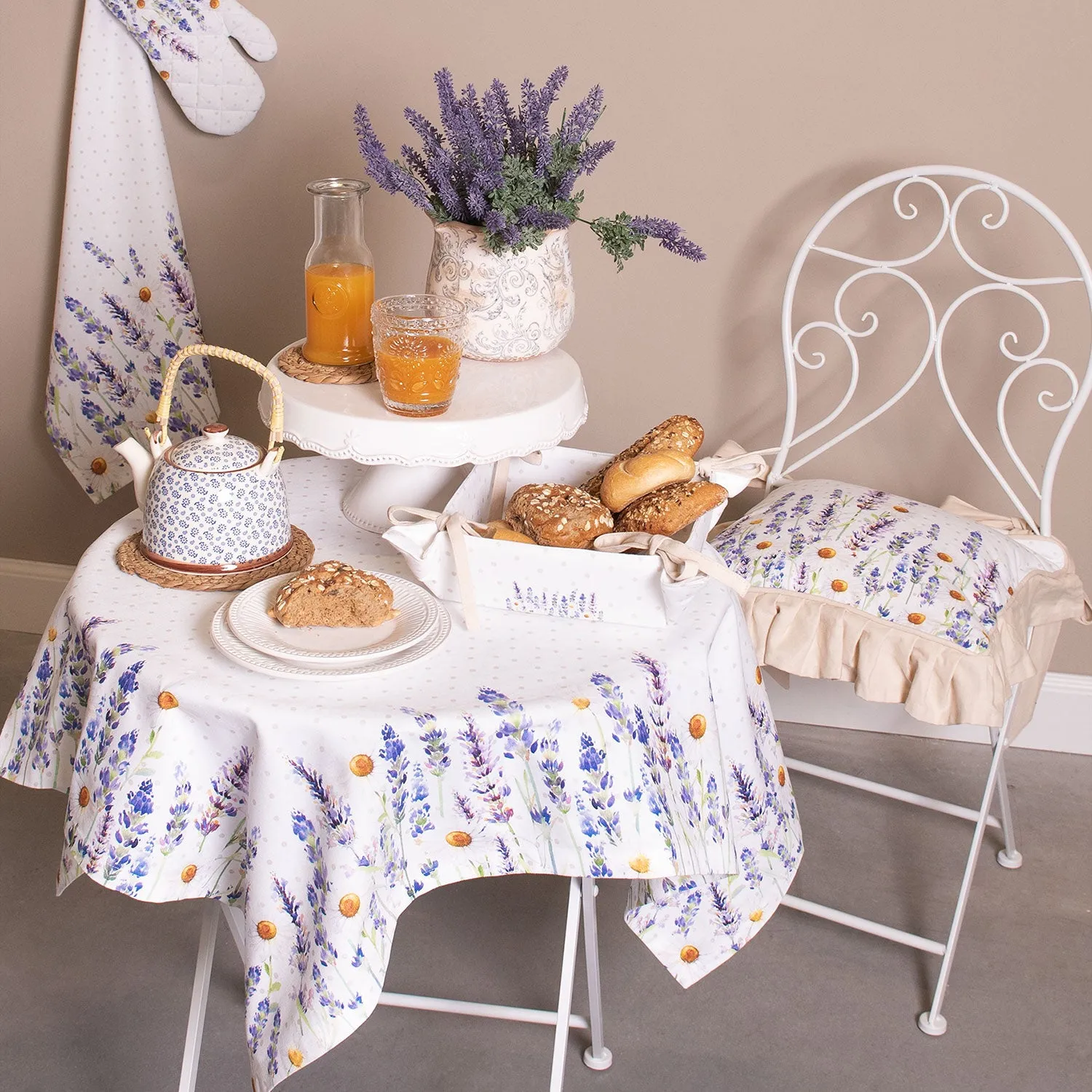 Napkins Lavender (set 6)
