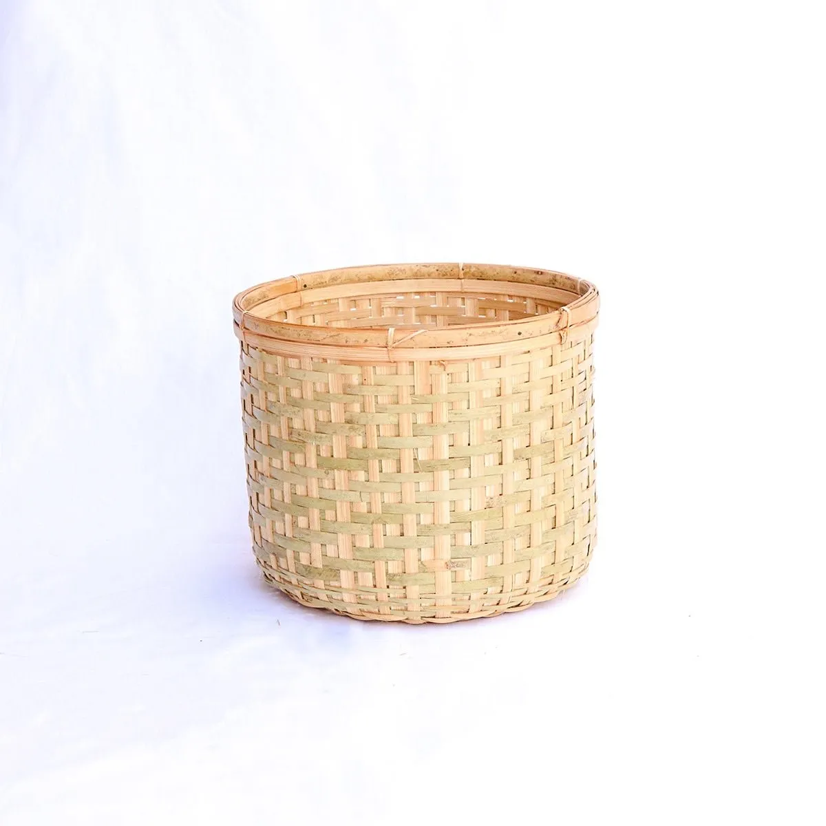 Natural Bamboo Planters - Set of 5