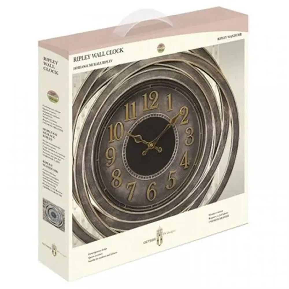 Outside In 20" Ripley Wall Clock