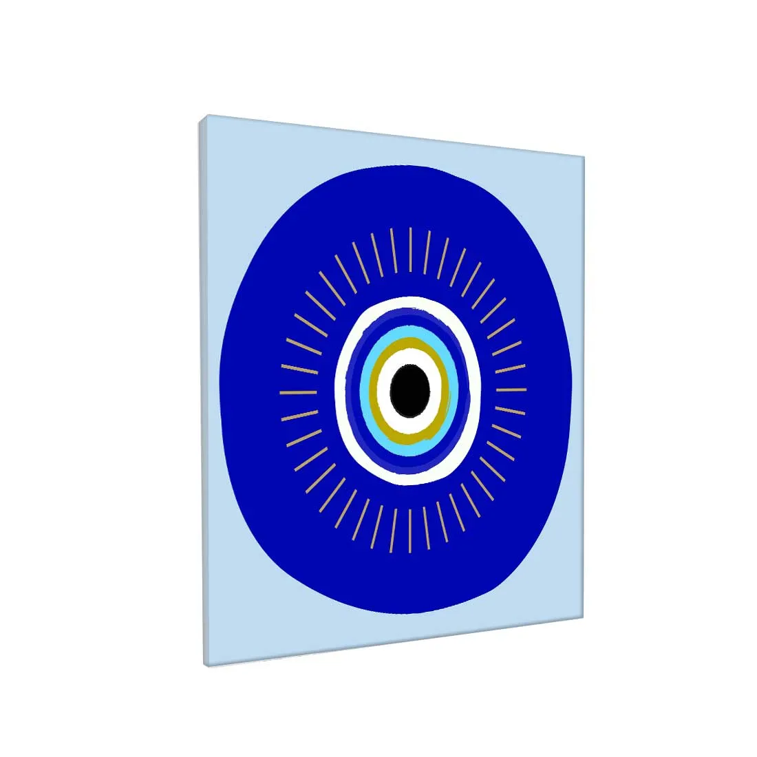 Pack of 3 Hanging Panels for Office Wall Art Decoration - Evil Eye Protector