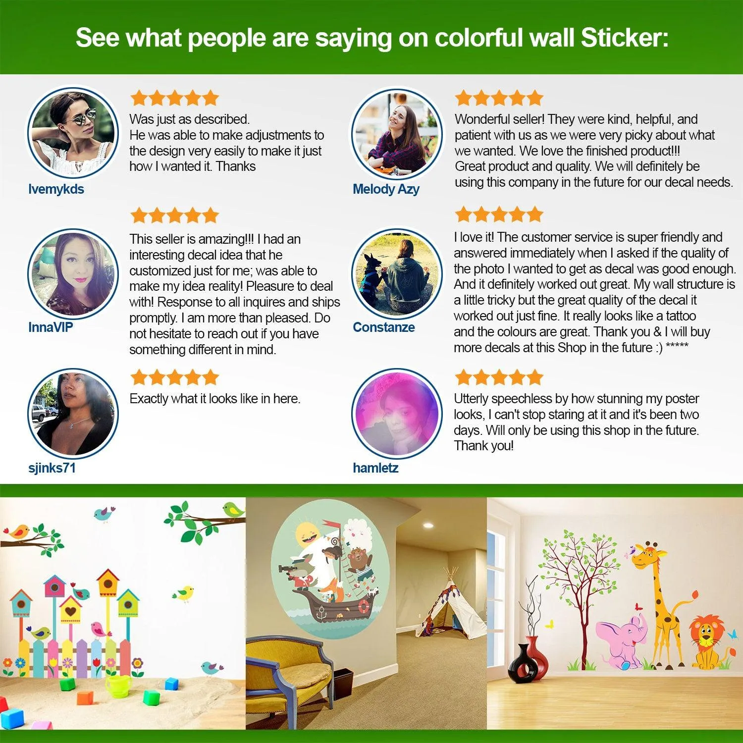 Photo Collage Picture Wallpaper Sticker - Diy Make Own Pic Frame Wall Paper Art Mural