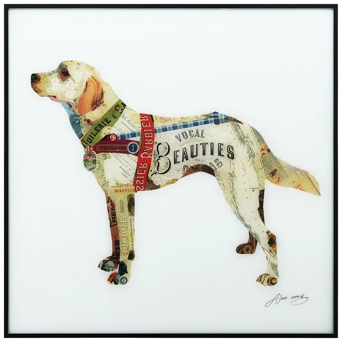 "Yellow Lab" Dog Printed Wall Art