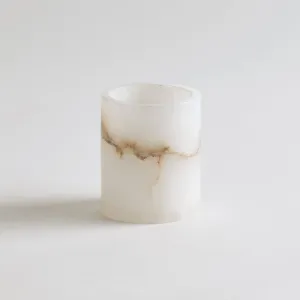 Santo Alabaster Short Votive
