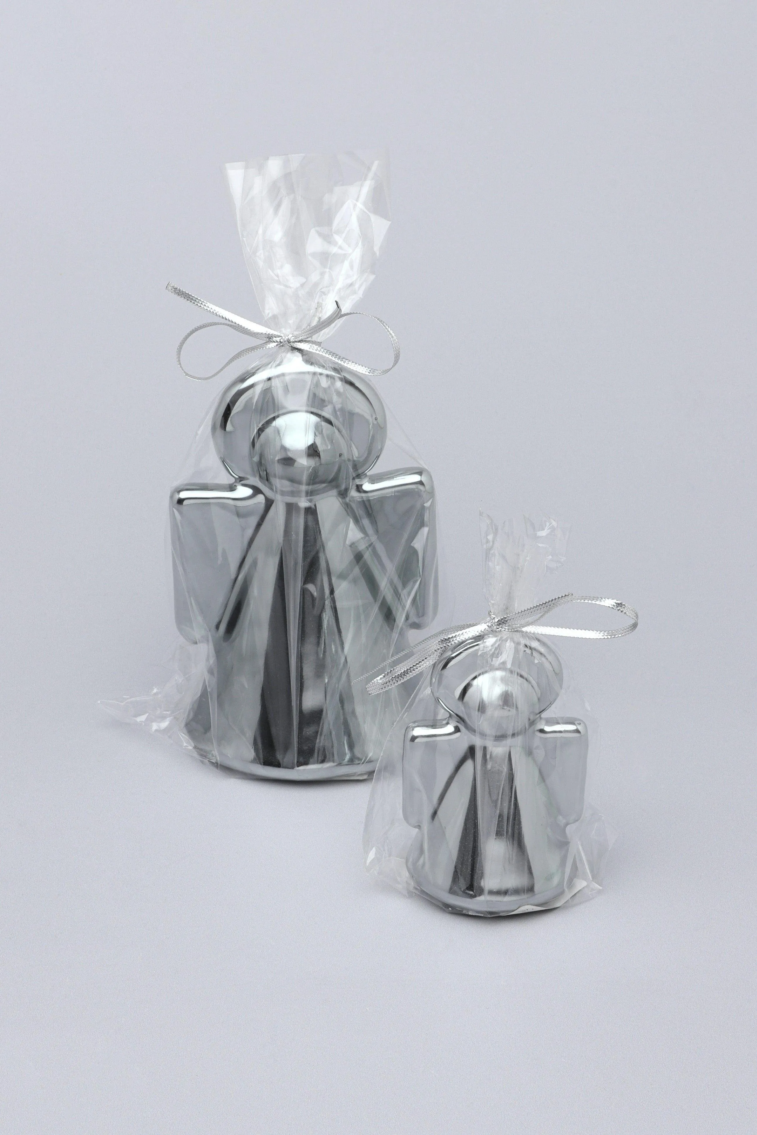 Silver Angel Candles