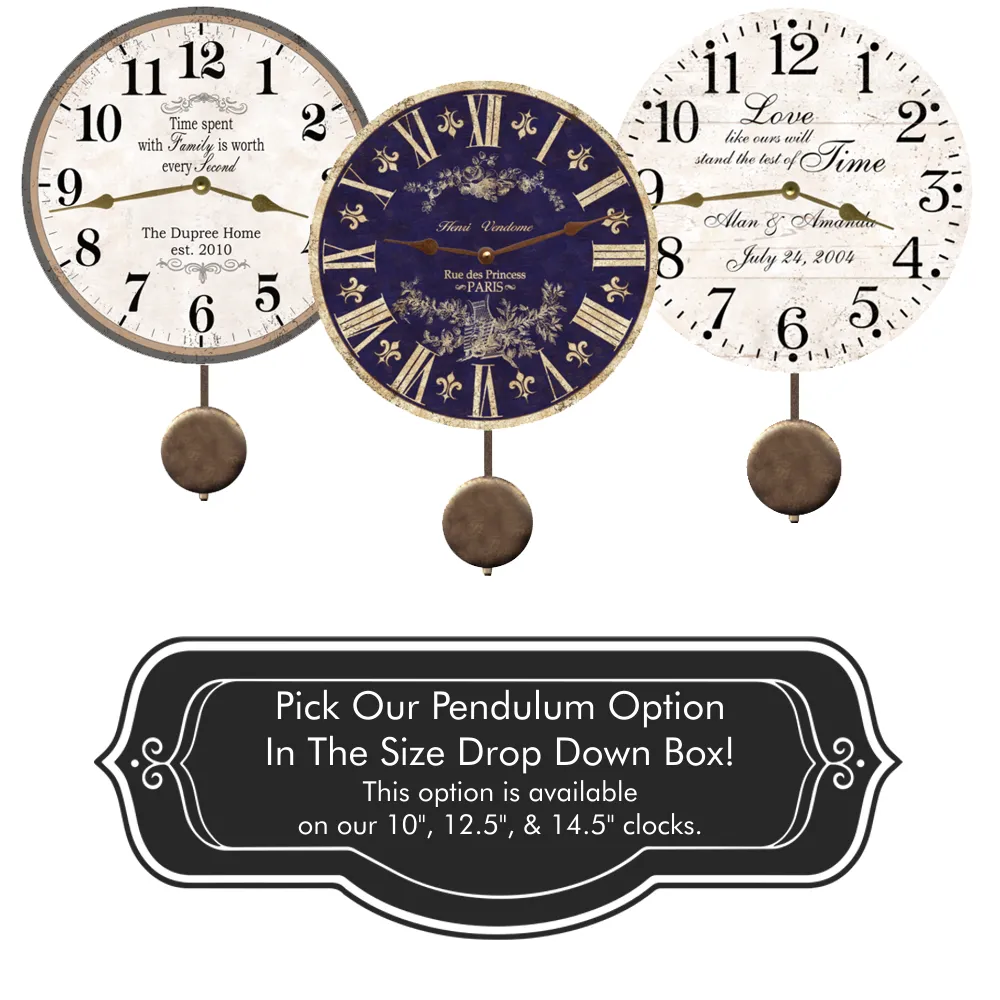 The Beach Is My Happy Place Clock – Beach House Decor
