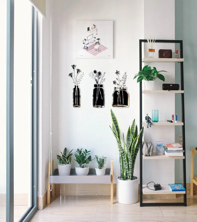 VASE ACRYLIC WALL ART