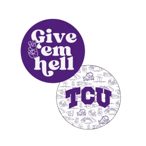 VICTORY LAP Coasters TCU