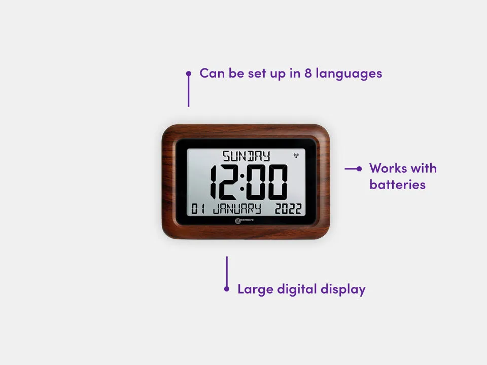 VISO10 Adapted Wood Clock
