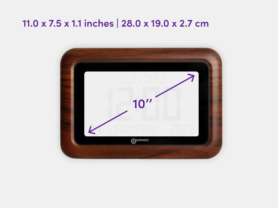 VISO10 Adapted Wood Clock