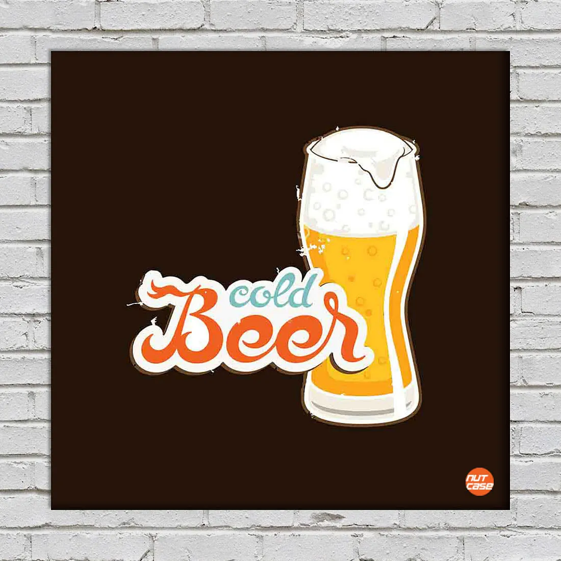 Wall Art Decor Panel For Home - Cold Beer